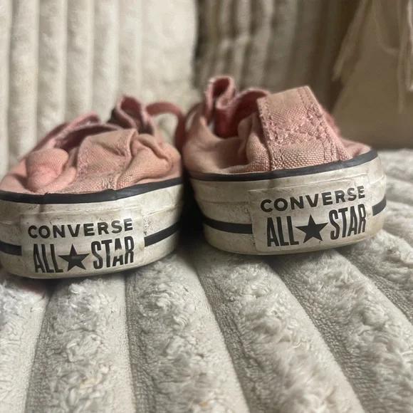 Converse All Star Sneakers in Pink and White - Picture 3 of 7